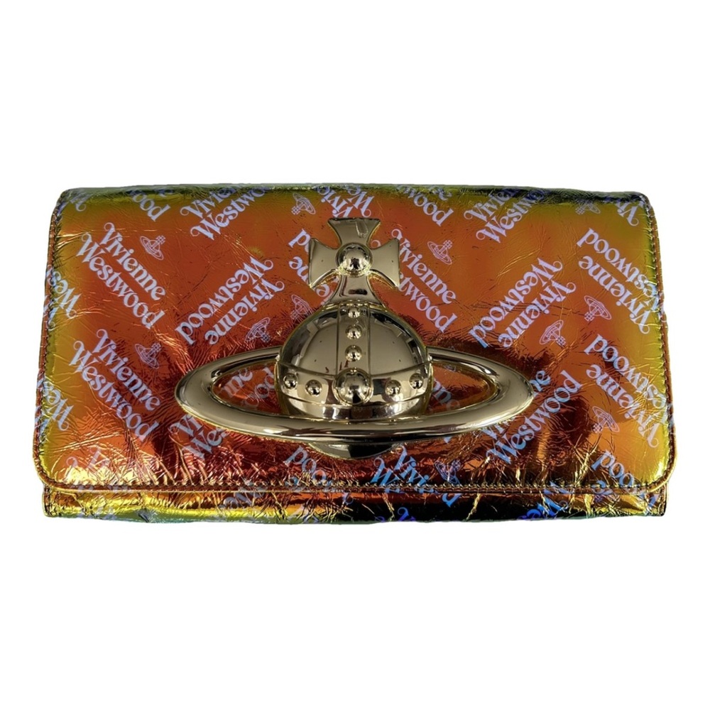 Vivienne Westwood Orange Clutch Bag